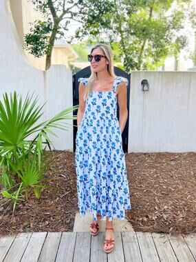 BohCreation Hand Blocked Cotton Dress